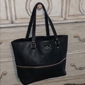 Leather Kate Spade black Michelle tote